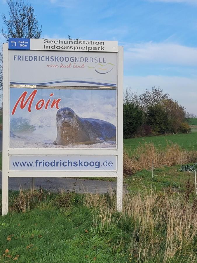 Deichwohnung Strandweg 7 Friedrichskoog-Spitz Exterior foto